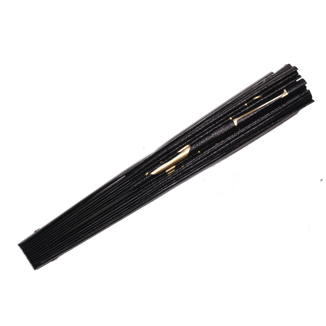 side view of black fan