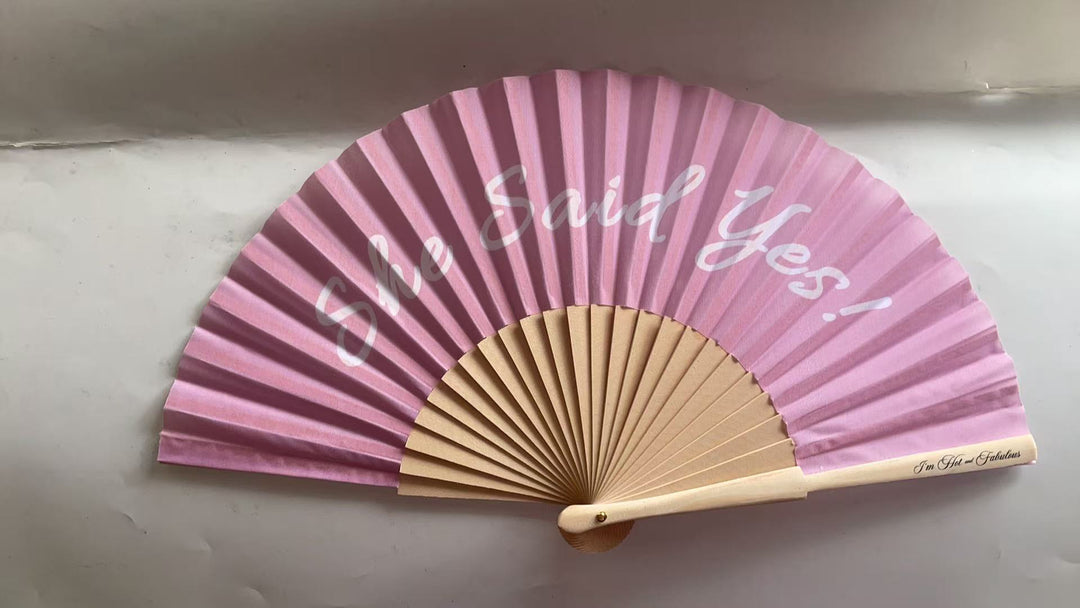 Hand fan for wedding
