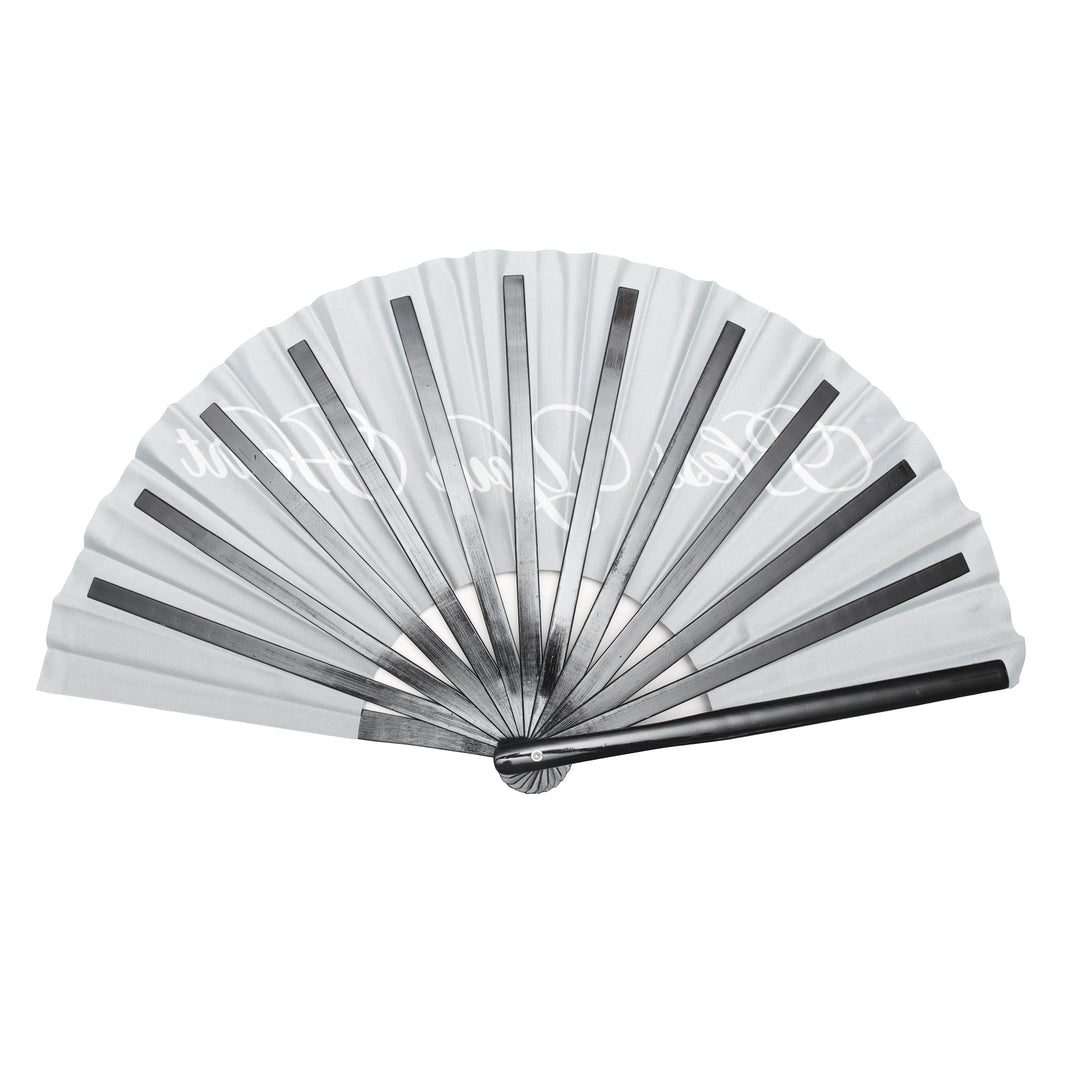 Bless Your Heart XL Folding Fan - Back