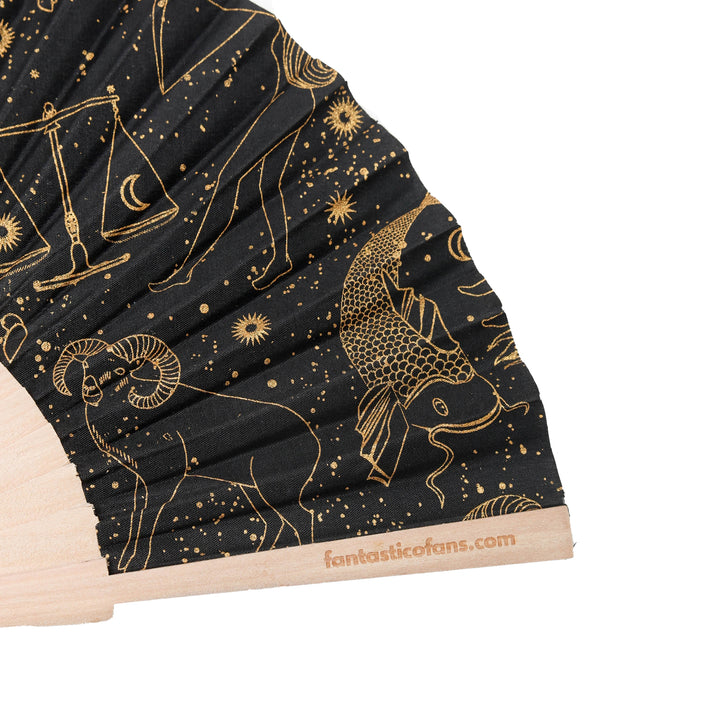 Zodiac Hand Fan - Side