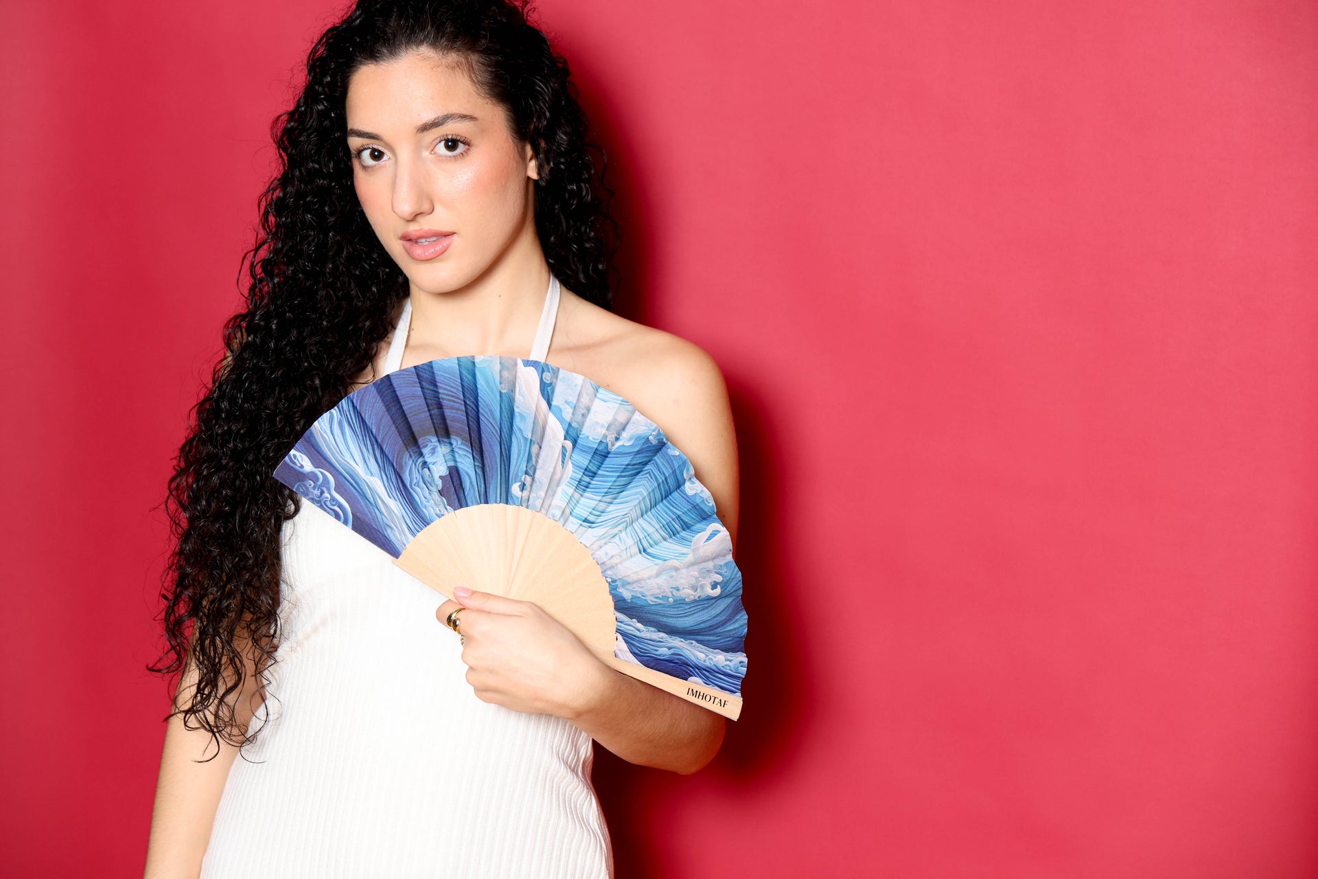 Surf Symphony Hand Fan