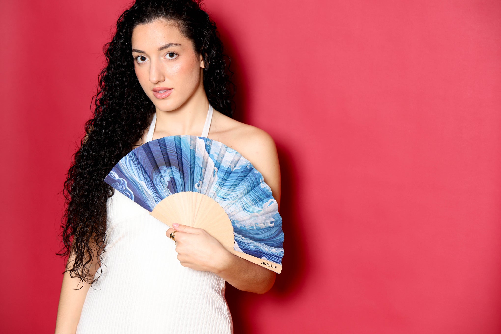 Surf Symphony Hand Fan