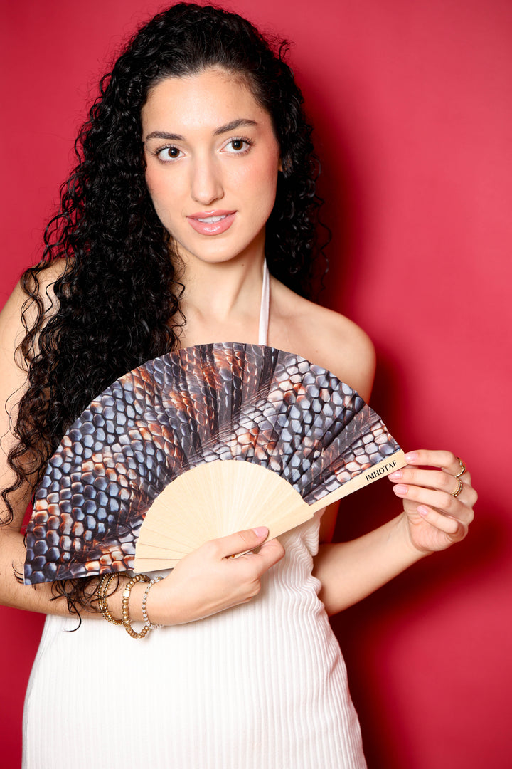 Python Mistica Hand Fan