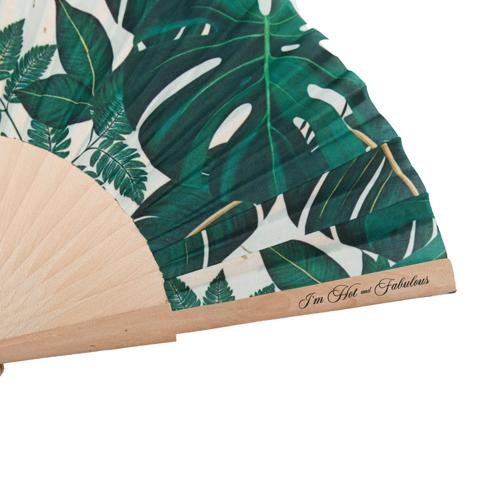 Tropical Bliss Hand Fan