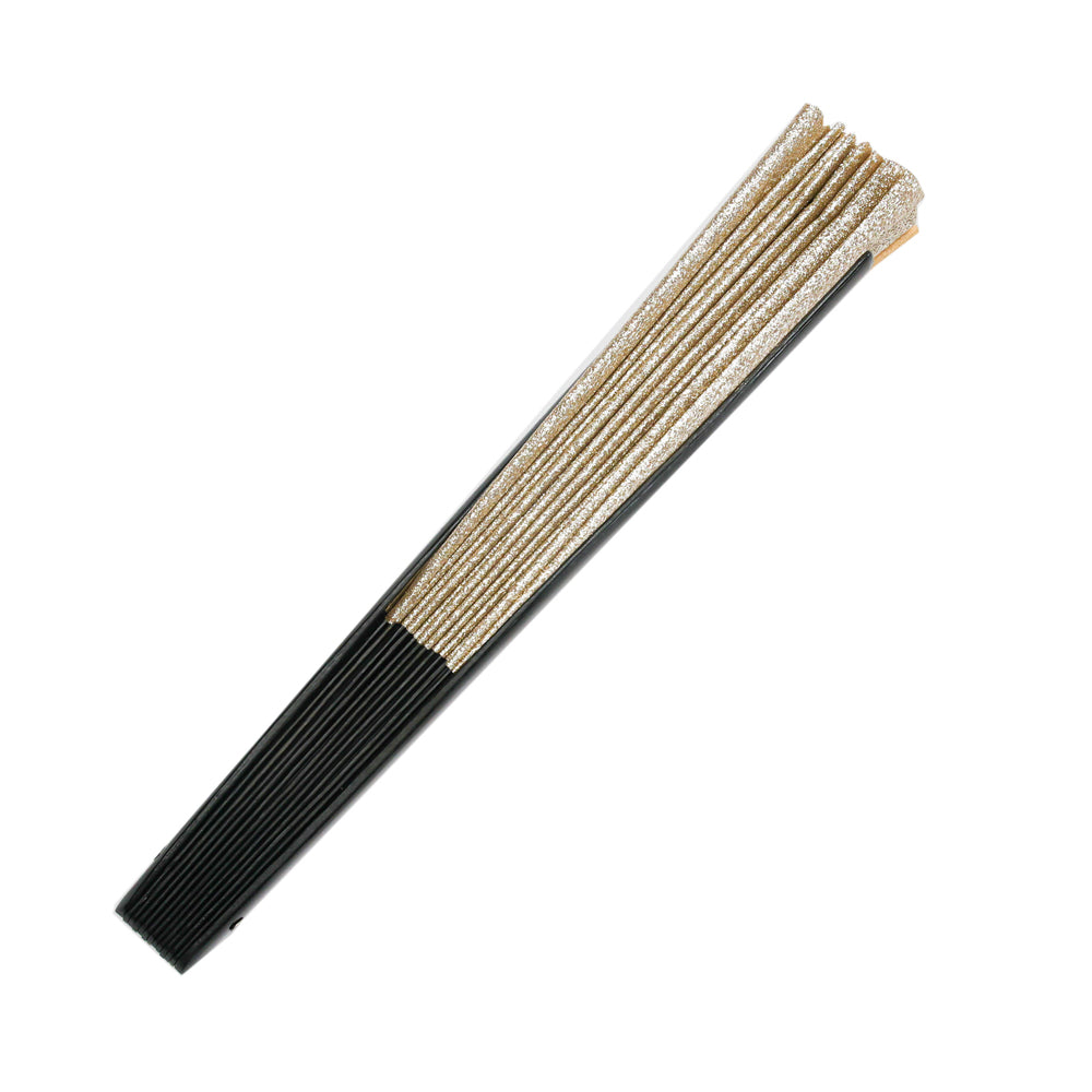 Champagne Mega Sparkle XL Hand Fan