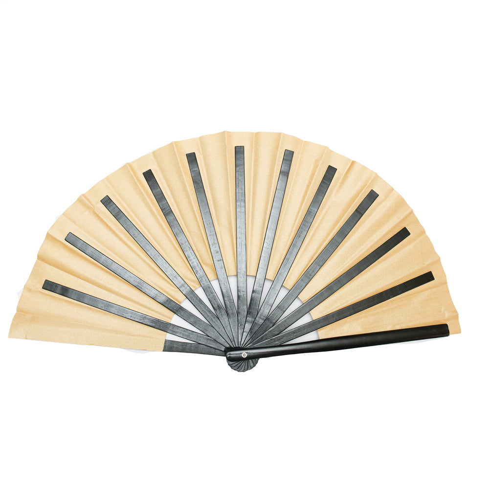 Champagne Mega Sparkle XL Hand Fan