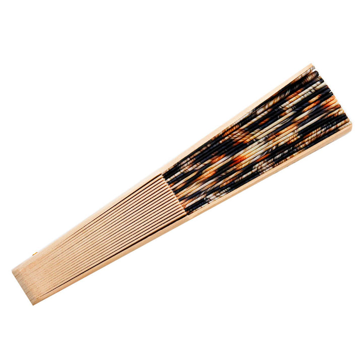 Luxury Leopard Print Hand Fan