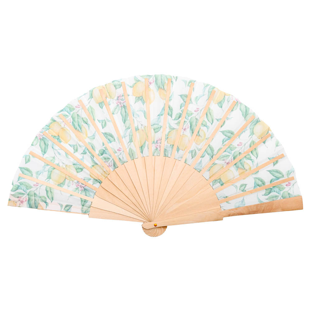 Lemon Hand Fan