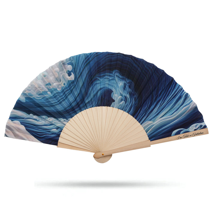 Surf Symphony Hand Fan
