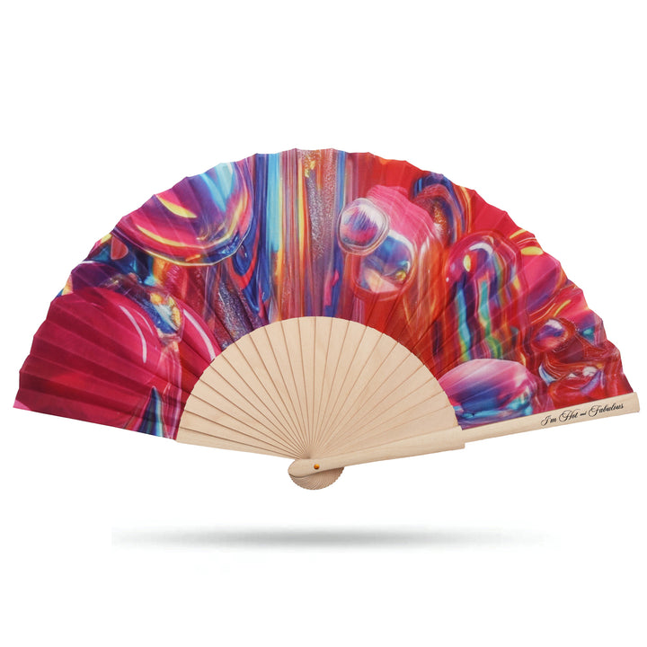 Liquid Galaxy Hand Fan