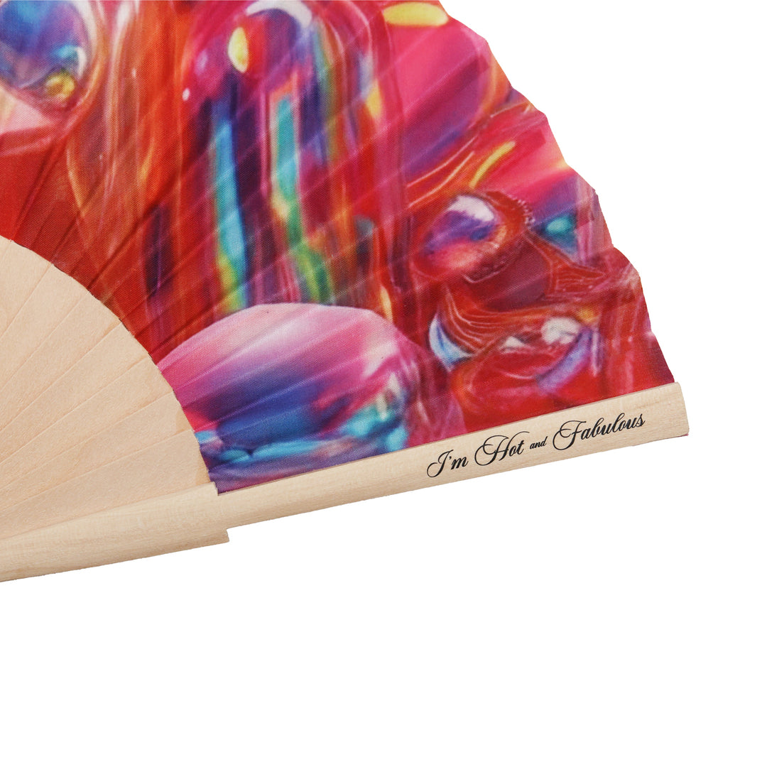 Liquid Galaxy Hand Fan