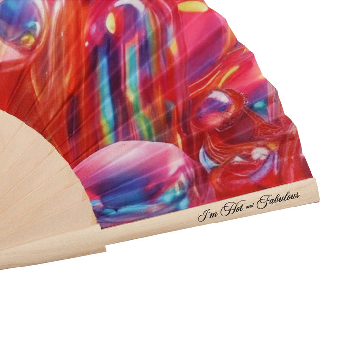 Liquid Galaxy Hand Fan