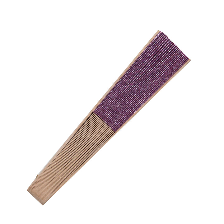 Purple Sparkle Hand Fan