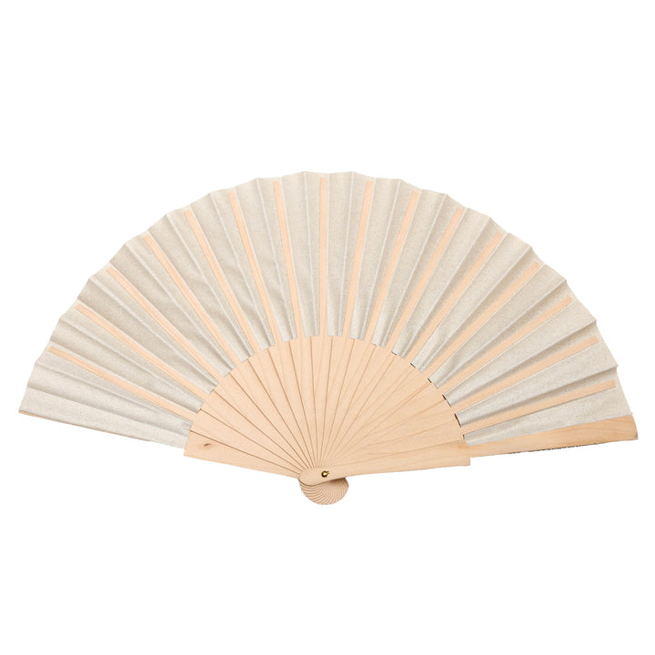 Gold Sparkle Hand Fan