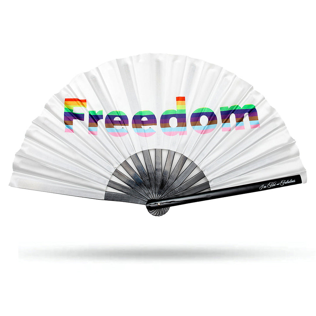 Freedom XL Hand Fan on a white background