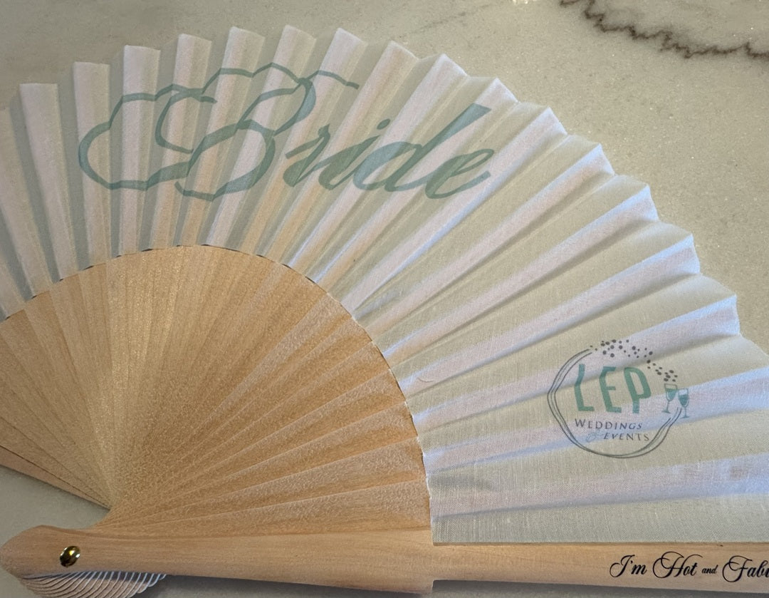 Custom Hand Fans for Wedding